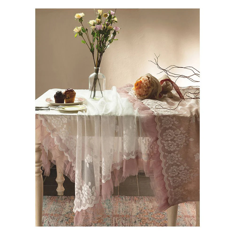 L’Atelier 17 tovaglia in pizzo Andromeda mis 160 x 270 cm