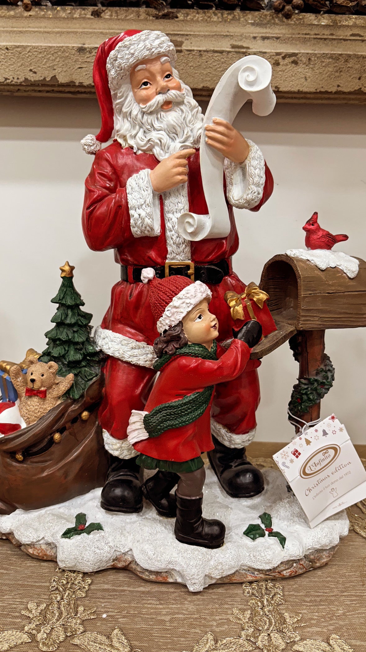 L’INFINITO BABBO NATALE CON BIMBO ROVANIEMI