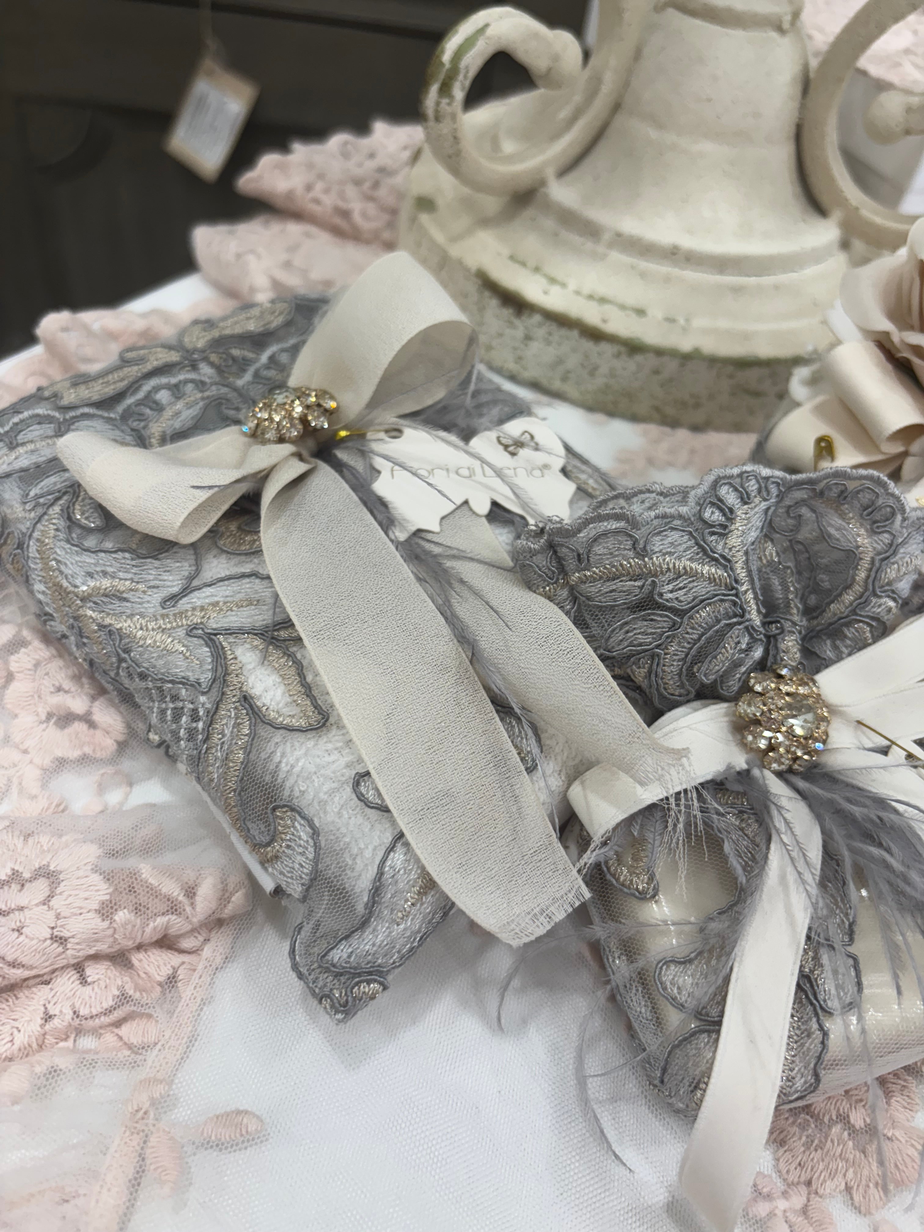 Fiori di lena set 3 pezzi assortiti collezione Elegance