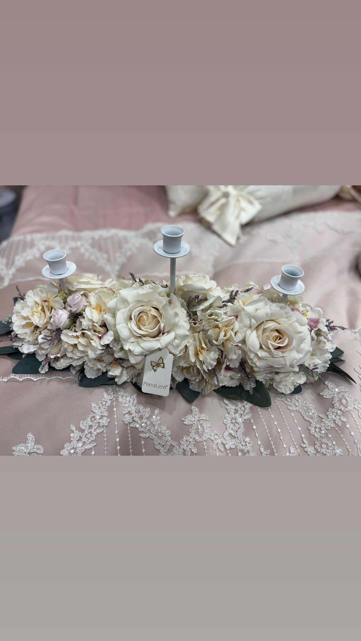 Fiori di Lena candeliere luxury collezione Incanto di Stile