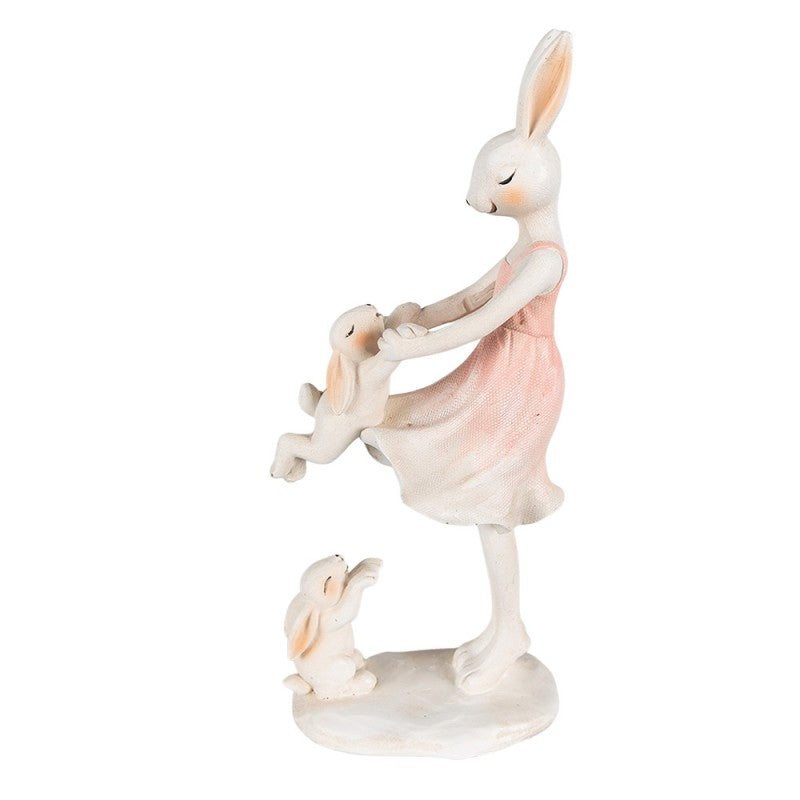 CLAYRE & EEF DECORAZIONE CONIGLIETTA CON CUCCIOLI