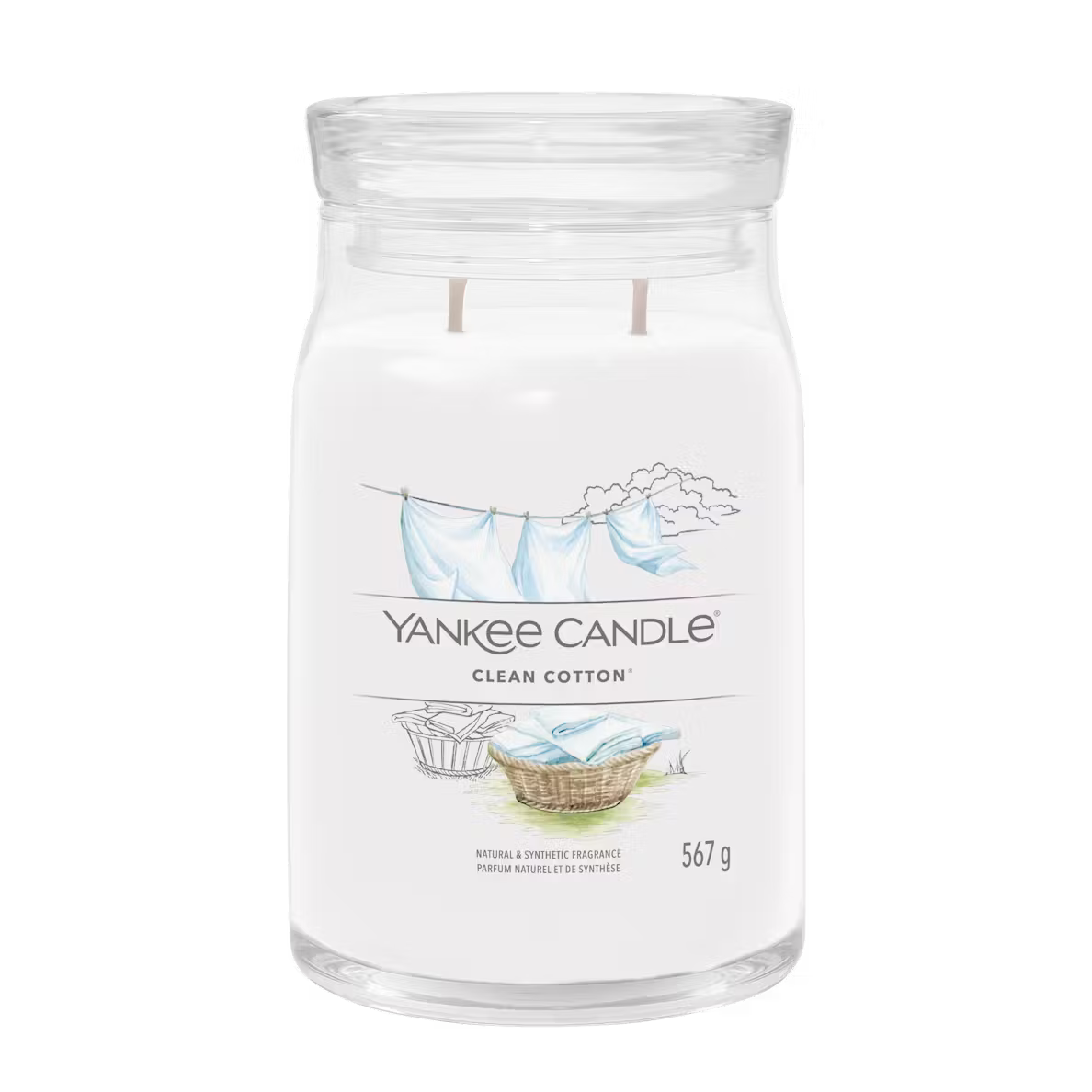 Yankee Candle Giara grande Signature Clean Cotton