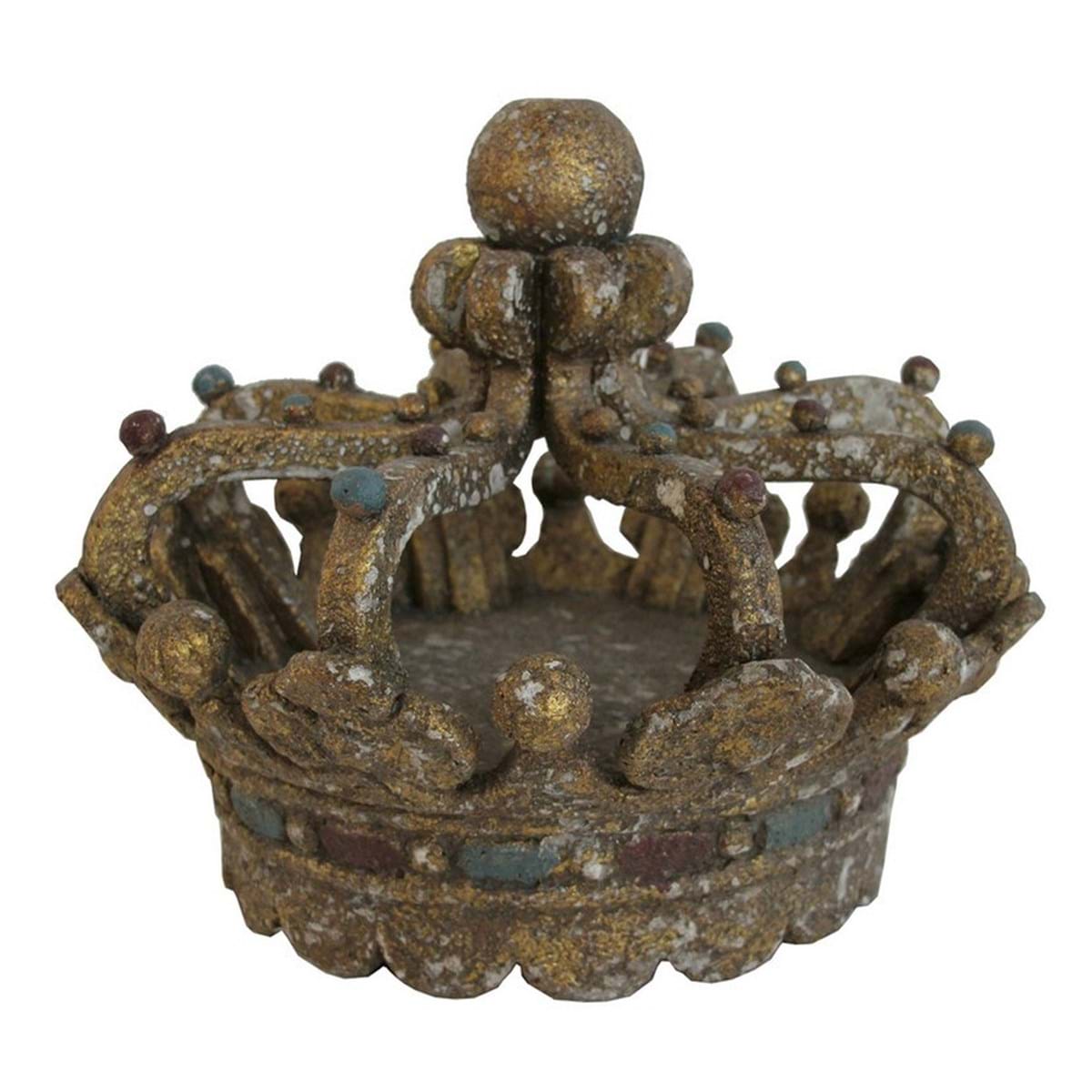 Blanc Mariclo decoro corona patinata collezione EX VOTO