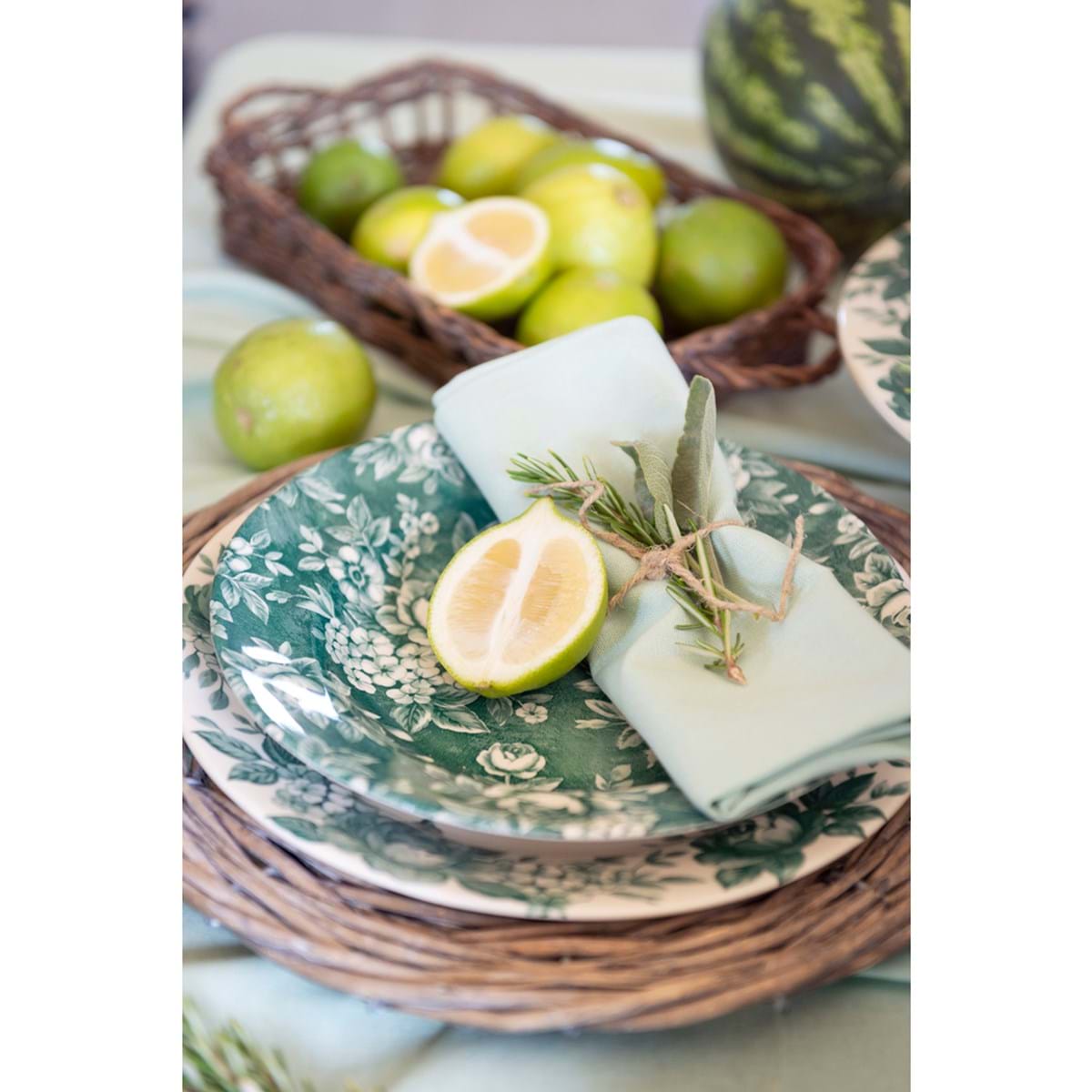 Blanc mariclo servizio piatti 6 posti tavola collezione SPLENDOR GREEN