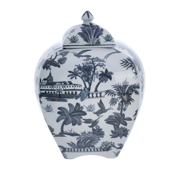 Blanc Mariclò' vaso decorativo con coperchio collezione Kreisleriana