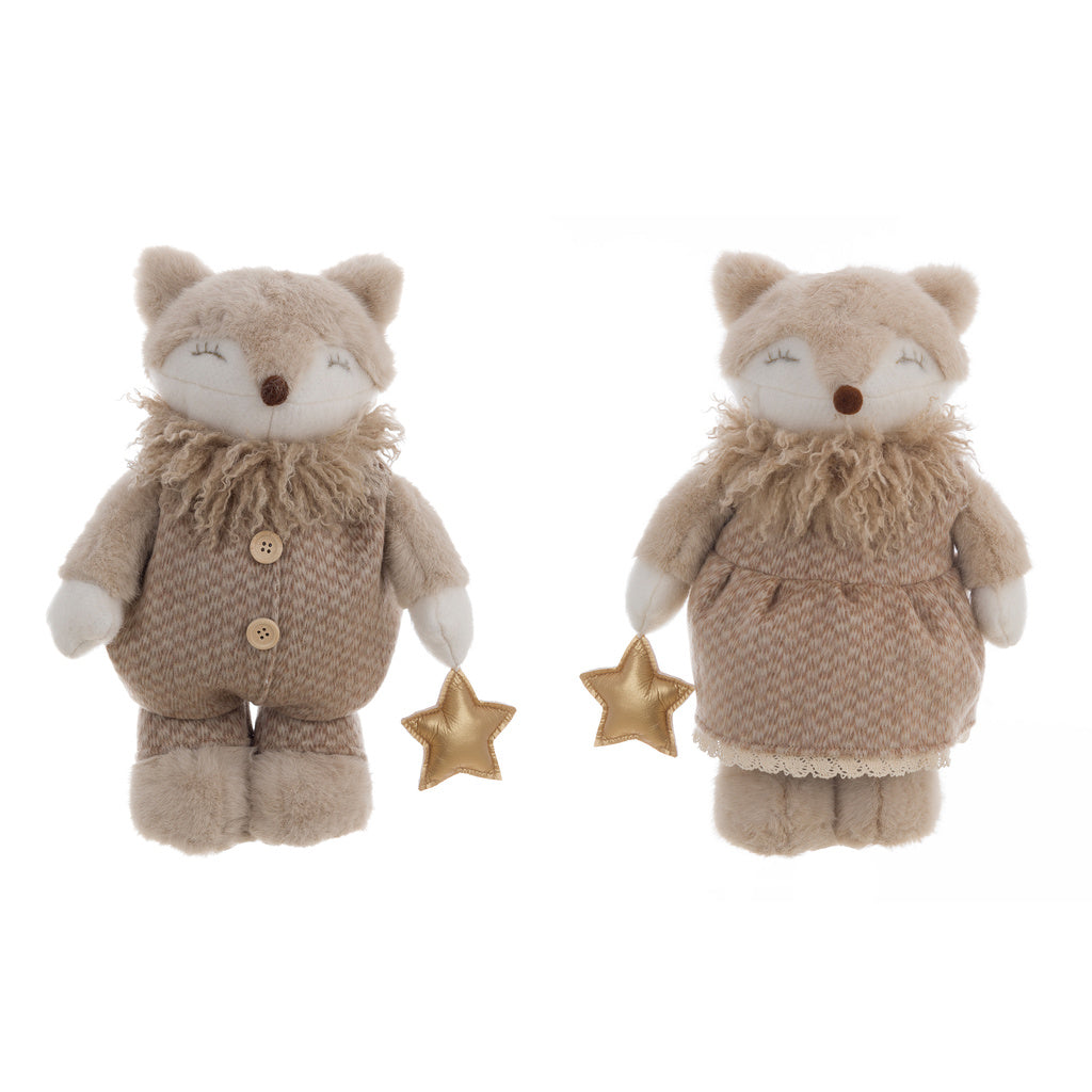 Blanc Mariclo' decorazione volpe collezione Clotide con varianti
