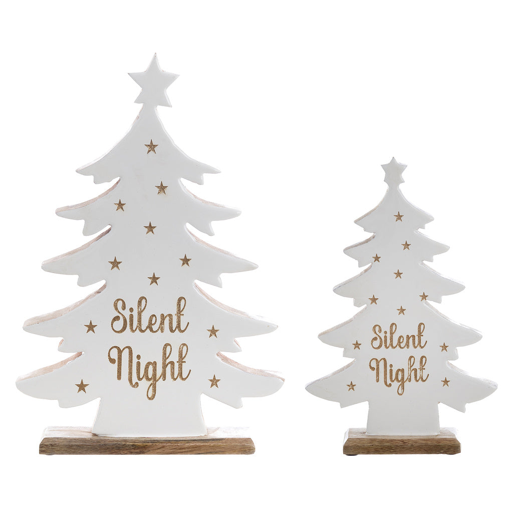 Blanc Mariclo set 2 decori albero collezione AGRIFOGLIO