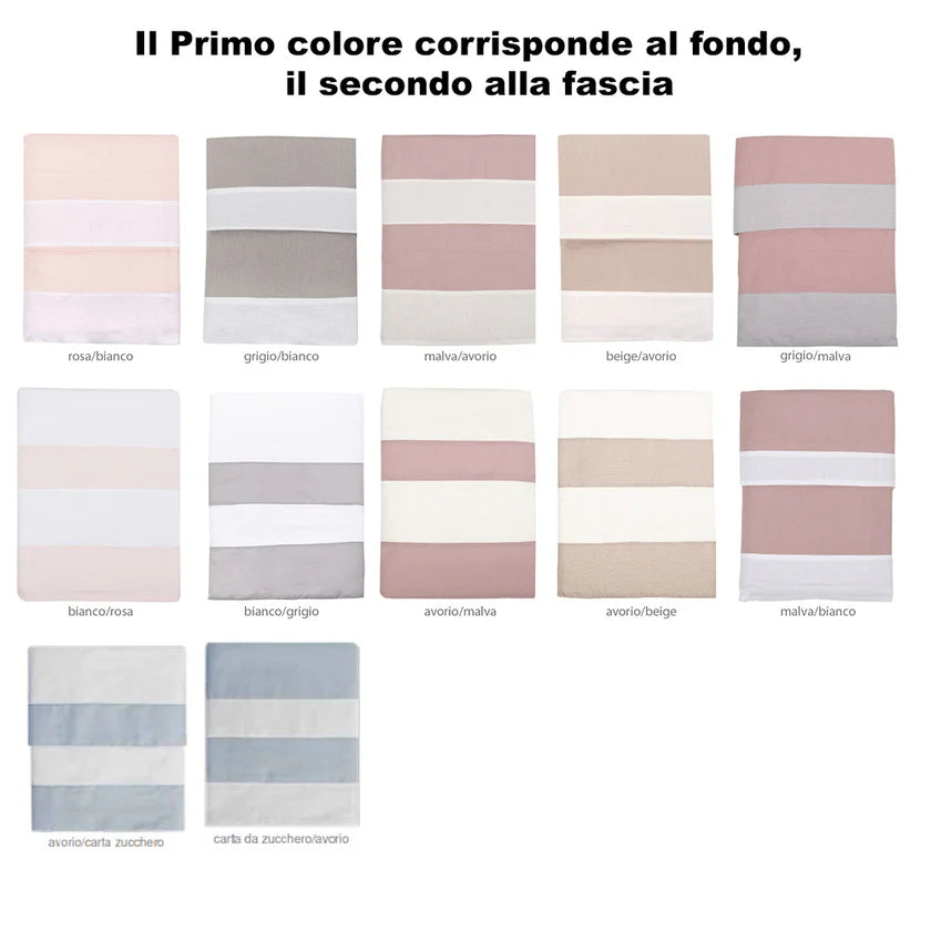 L'ATELIER 17 COMPLETO LETTO MATRIMONIALE COLLEZIONE ADELE CON VARIANTI