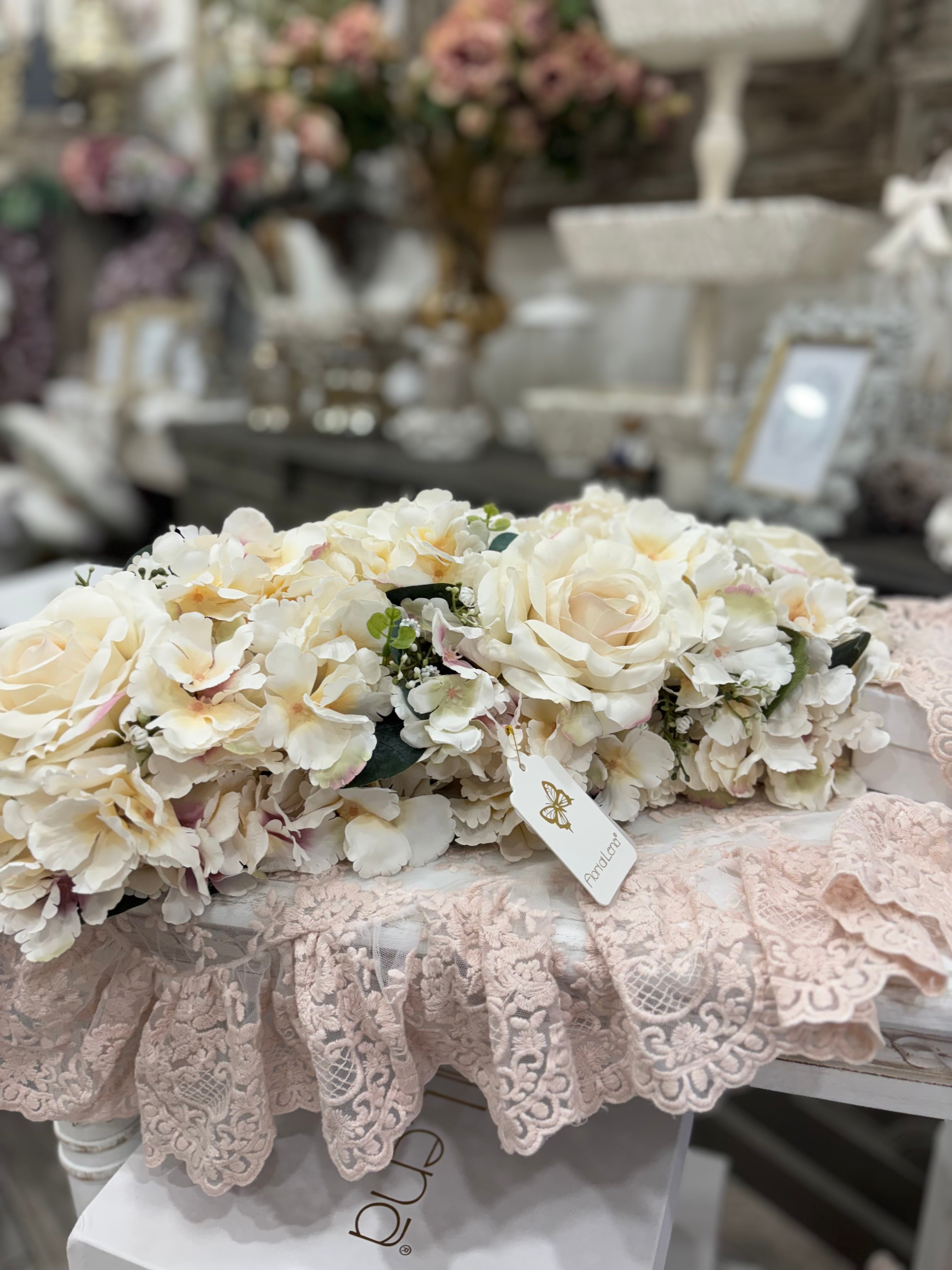 Fiori di lena elegantissima composizione di fiori da tavola