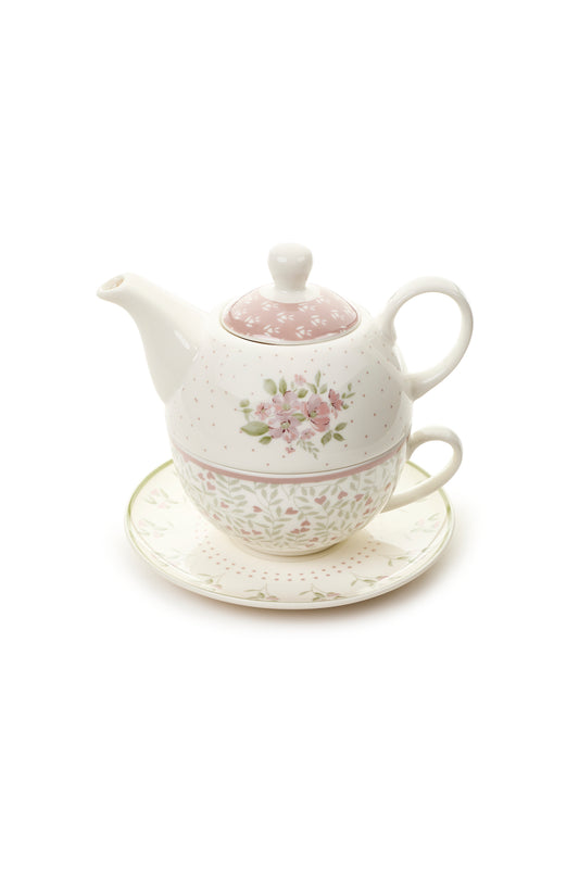 Nuvole di stoffa tea for one in porcellana collezione Wendy