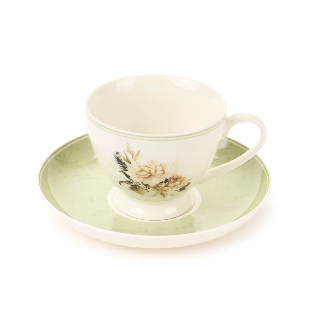 Nuvole di Stoffa Tazza con Piattino Flower Garden 250 ml con varianti