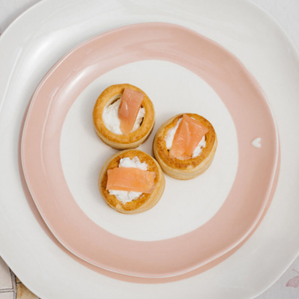 Nuvole di Stoffa Piatto dessert collezione La Vie en Rose