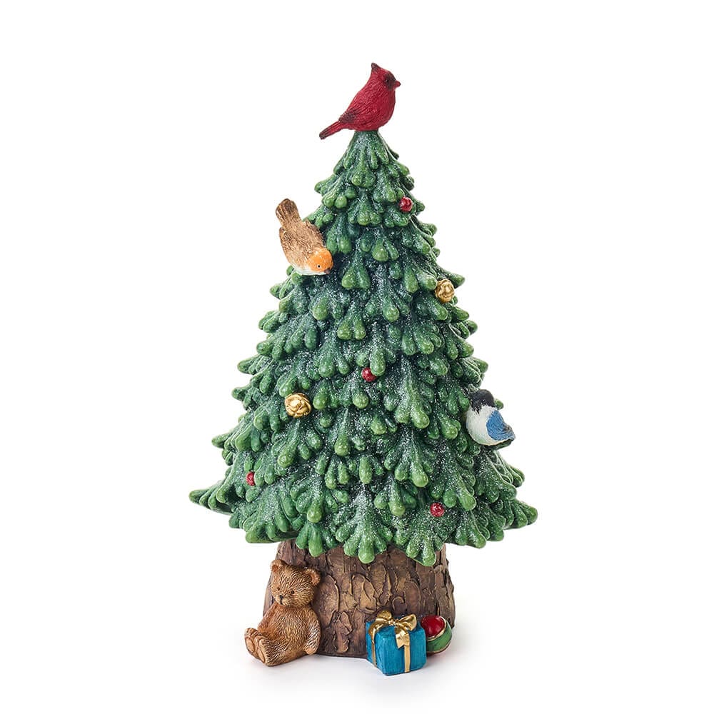 Nuvole di Stoffa Albero di Natale con Uccellini