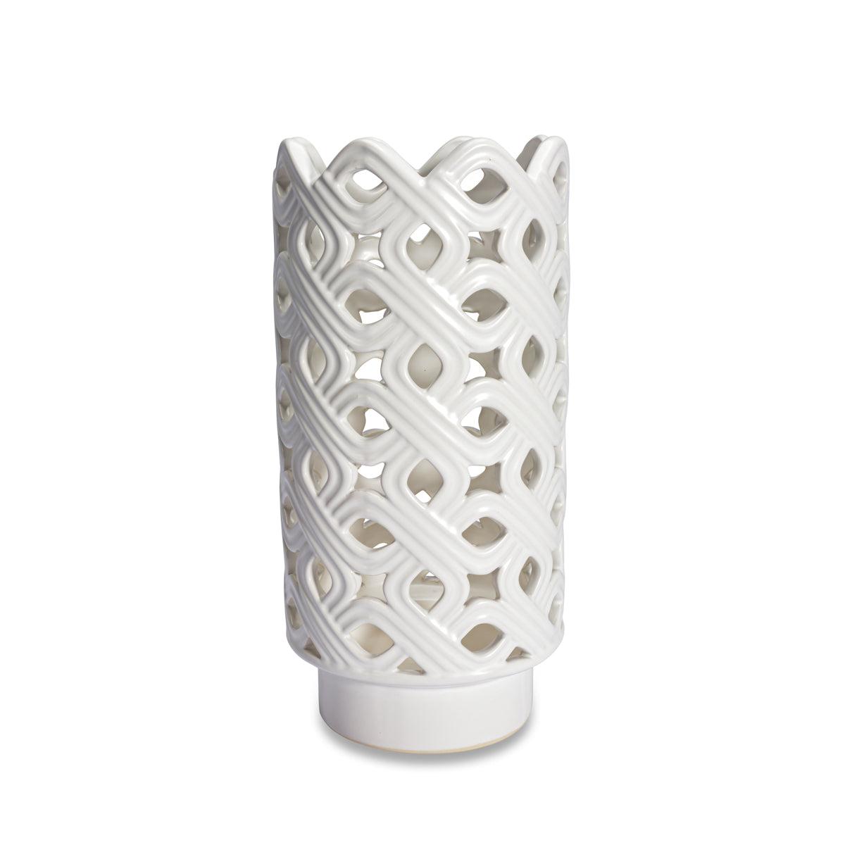 HENRIETTE VASO IN PORCELLANA COLLEZIONE INTRECCI MIS MEDIA