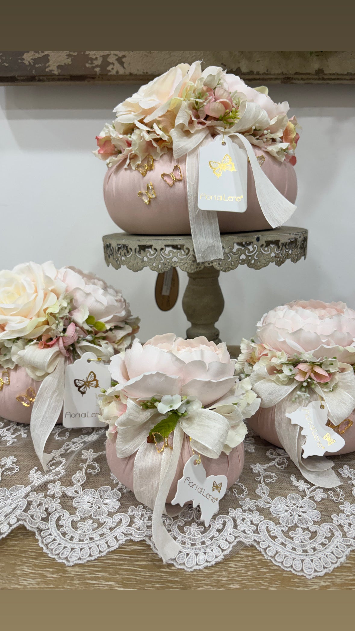 Fiori di lena Pouf profumato nuova collezione primavera 2026 Cipria