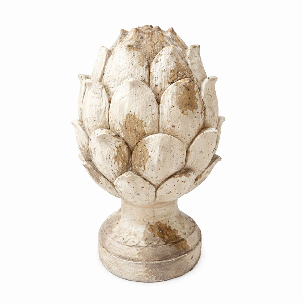 Blanc Mariclo' Pigna Decorativa "Antiqua Domus" H44 cm