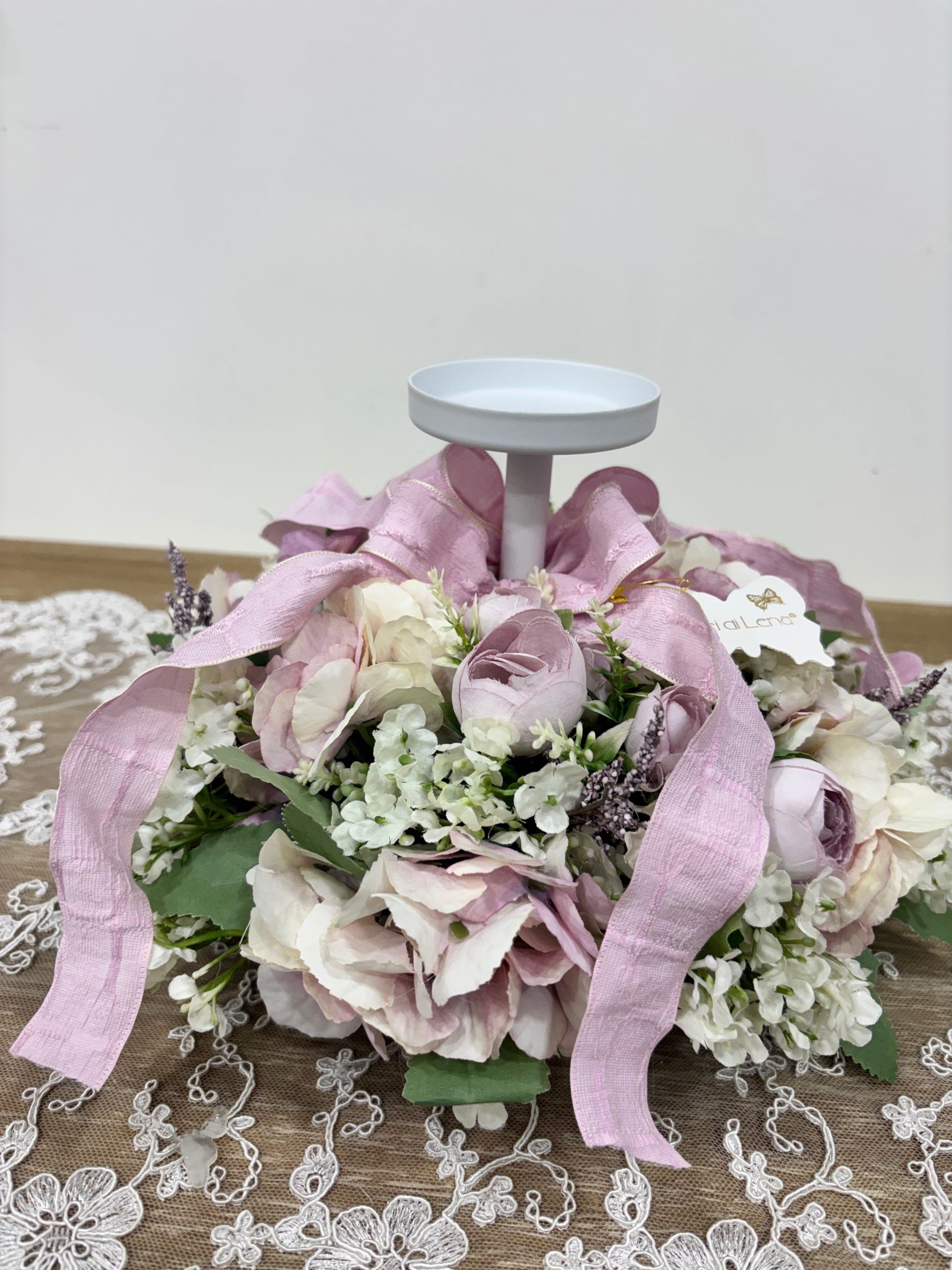 Fiori di lena Candeliere "Sogno di Primavera" Glicine