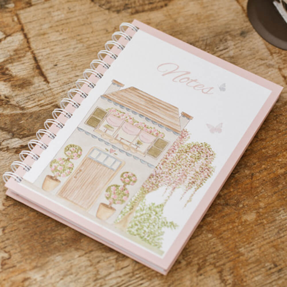 Nuvole di Stoffa Ricettario Quaderno a Righe collezione La Vie En Rose