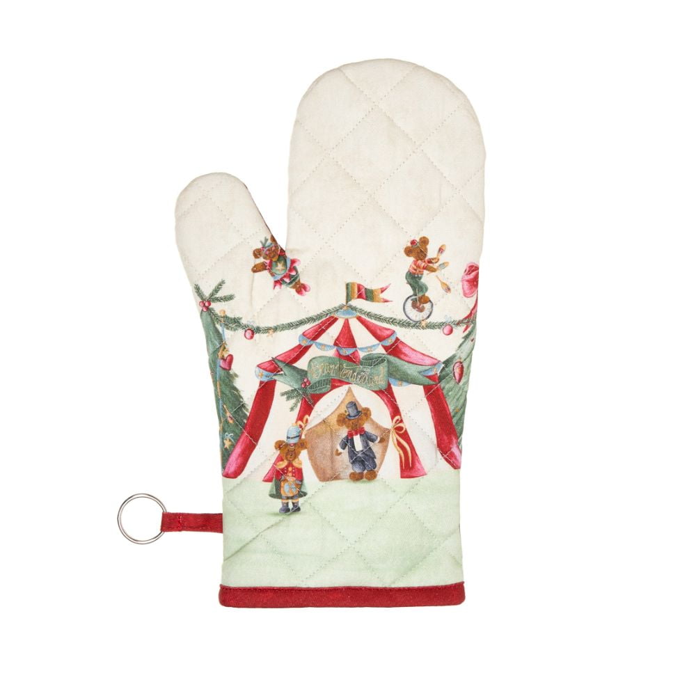 NUVOLE DI STOFFA GUANTO FORNO COLLEZIONE BEAR WONDERLAND GIOCOLIERI