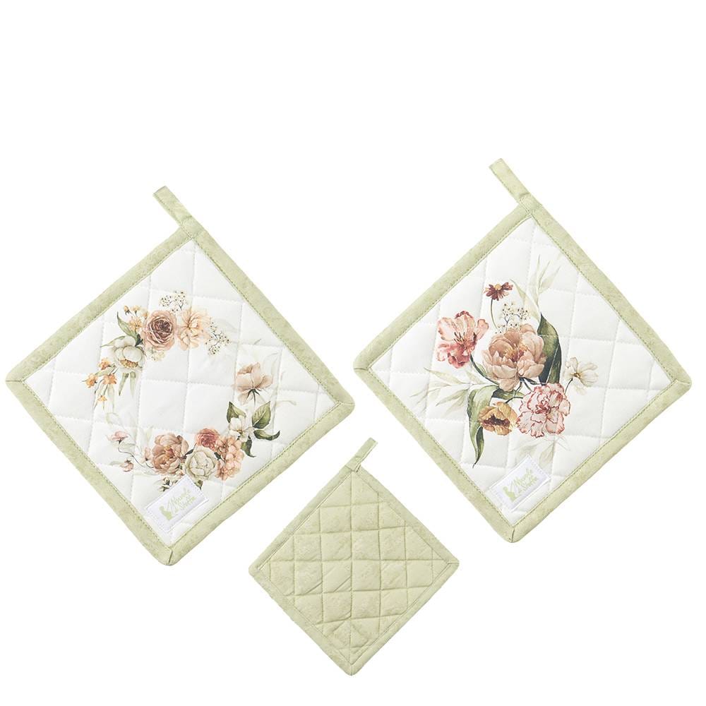 Nuvole di Stoffa Presina Double Face Flower Garden con ghirlanda