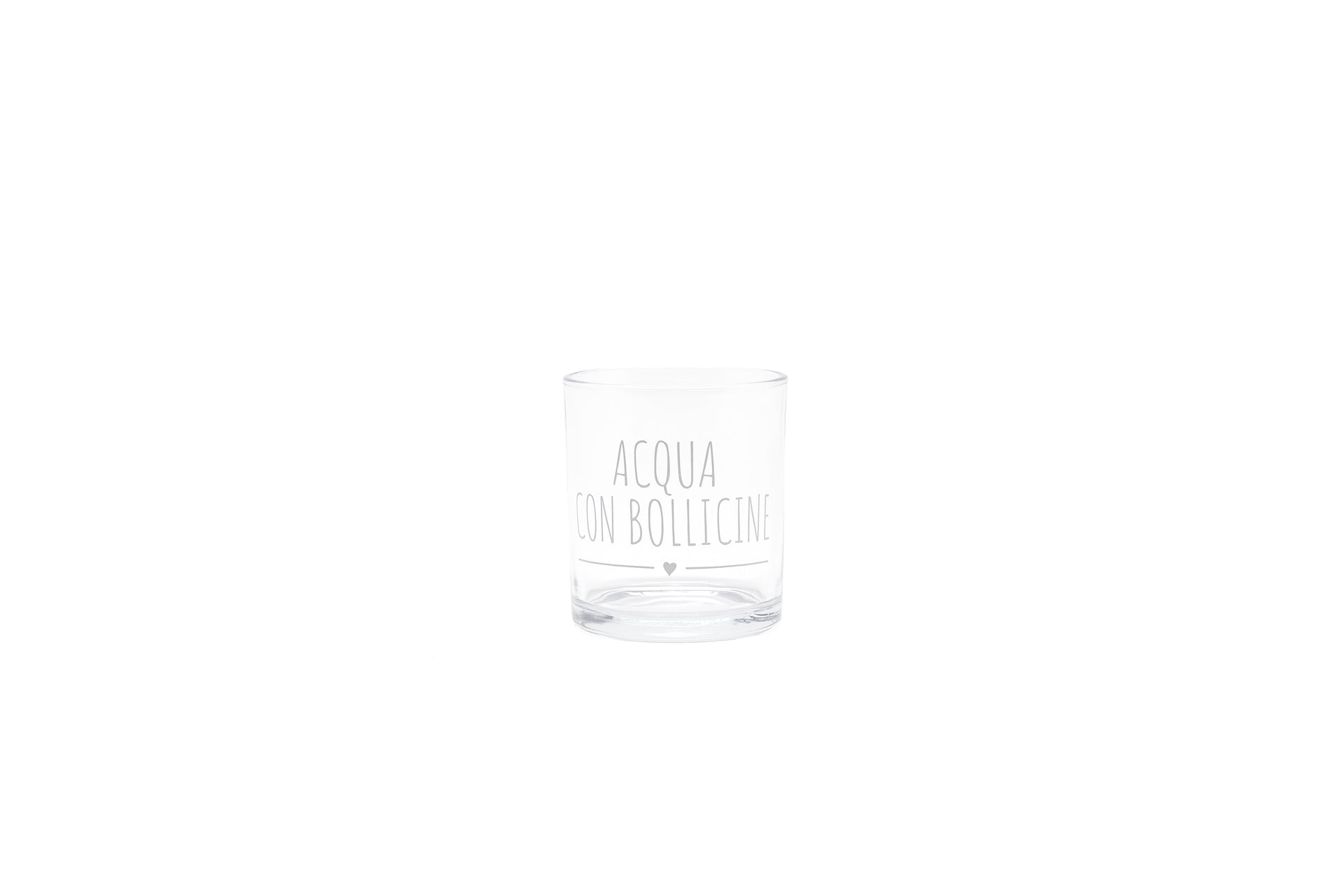NUVOLE DI STOFFA BICCHIERE 'ACQUA CON BOLLICINE' COLLEZIONE MY HOME