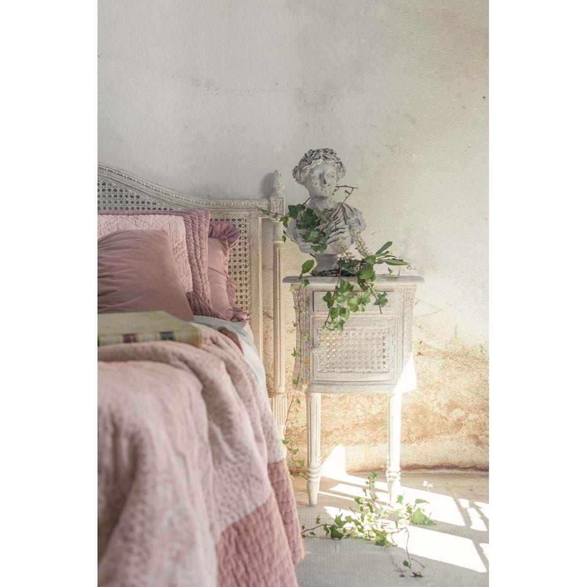 BLANC MARICLO' BOUTIS MATRIMONIALE TOILE DE JOUY E VELLUTO