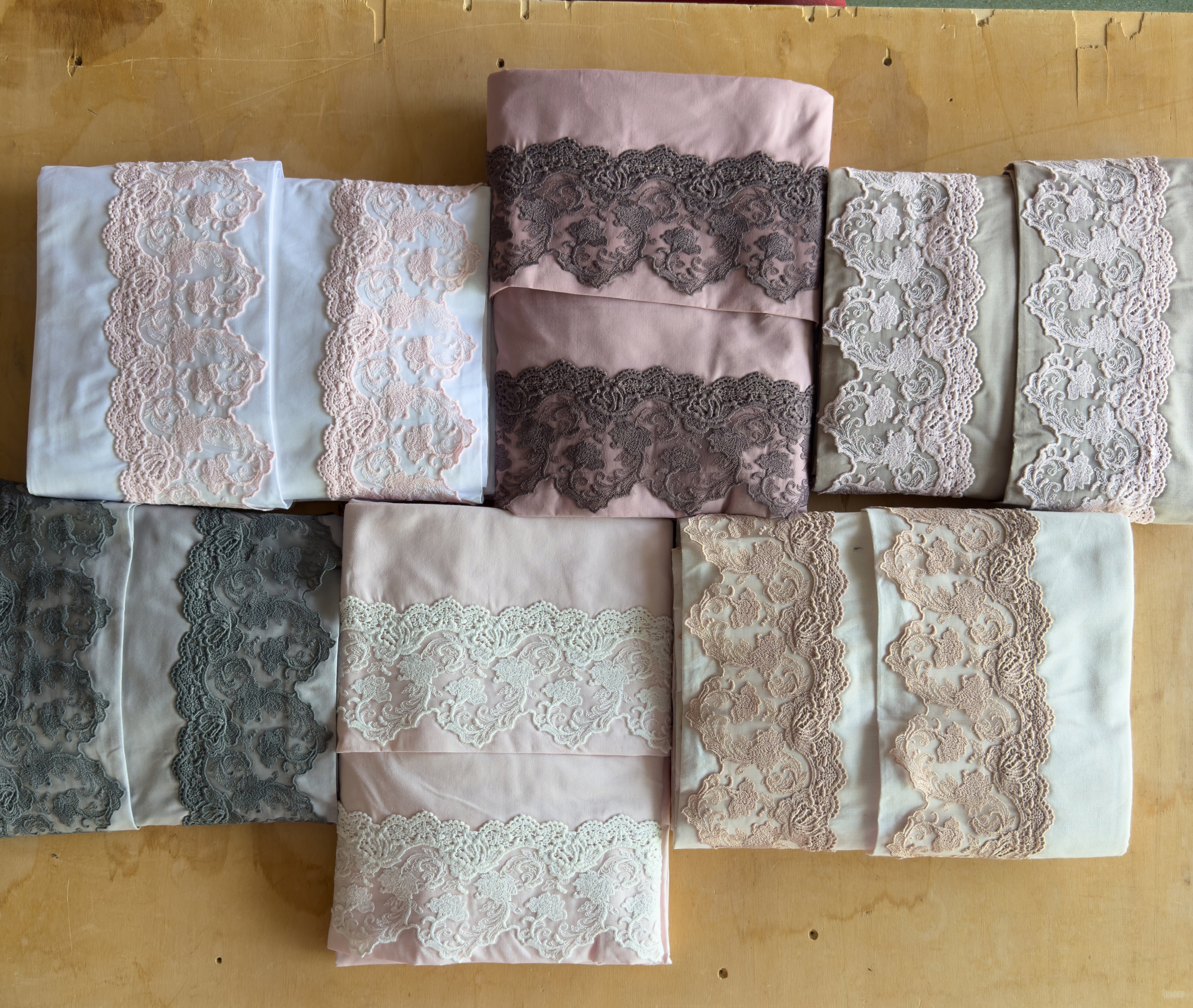 L'ATELIER 17 COMPLETO LETTO MATRIMONIALE COLLEZIONE CAROLINA CON VARIANTI