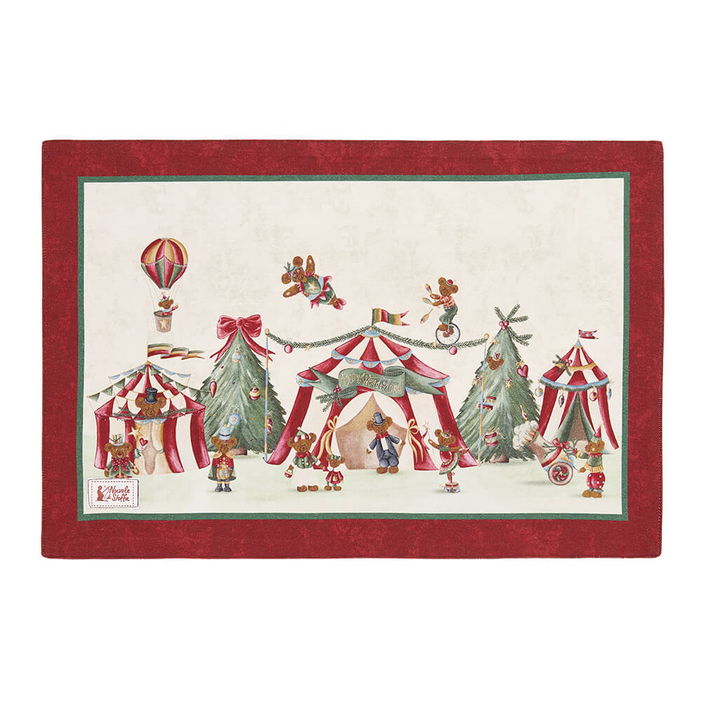 NUVOLE DI STOFFA TOVAGLIETTA ALL'AMERICANA COLLEZIONE BEAR WONDERLAND