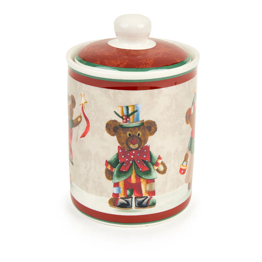 Nuvole di Stoffa Barattolo in porcellana con gift box collezione Bear Wonderland con varianti
