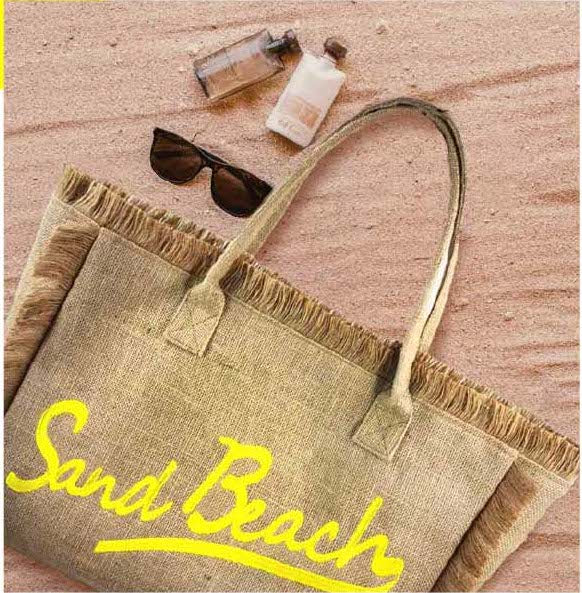 S&G Sand beach borsa mare in juta con varianti