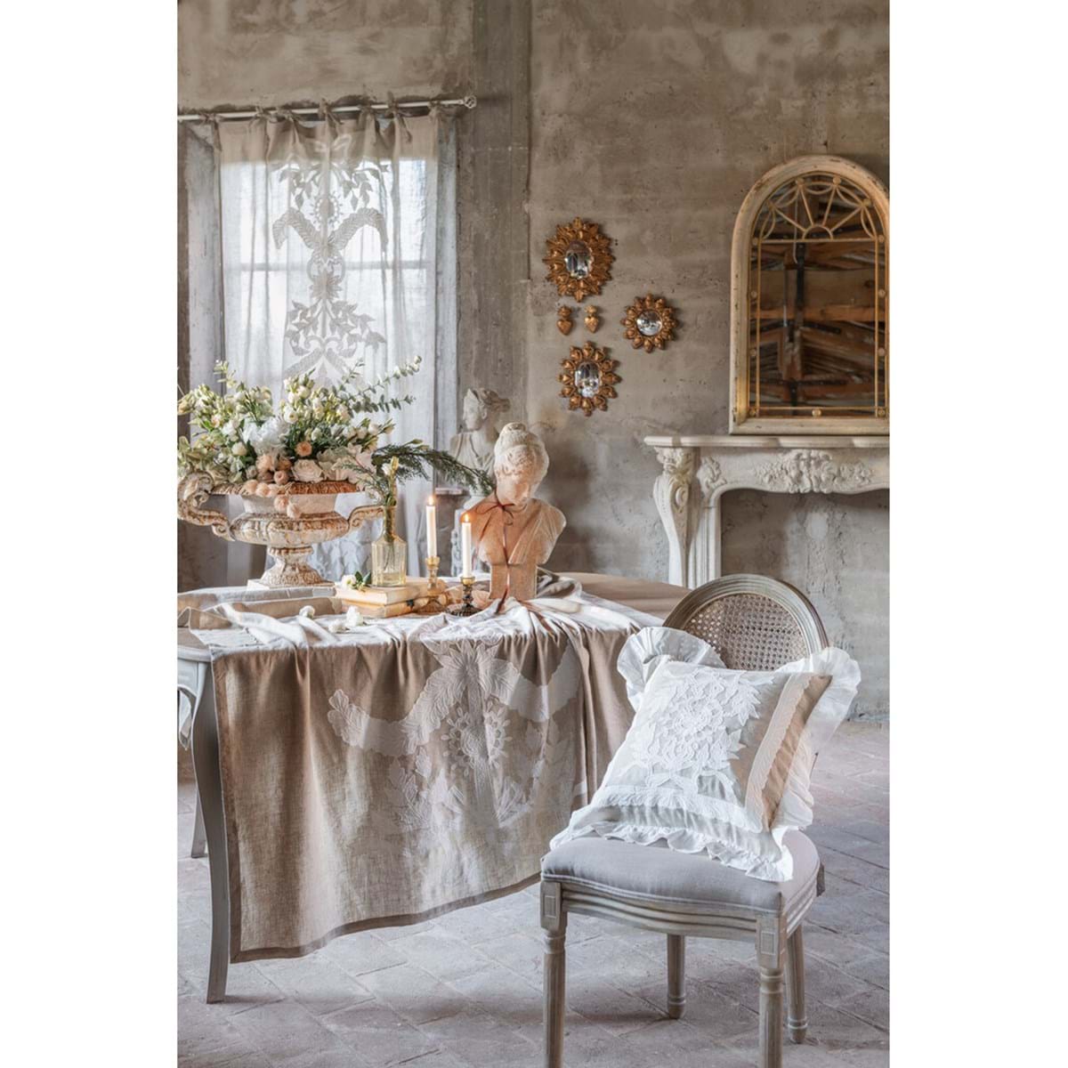 Blanc Mariclo' Specchio Cuori collezione Ex Voto