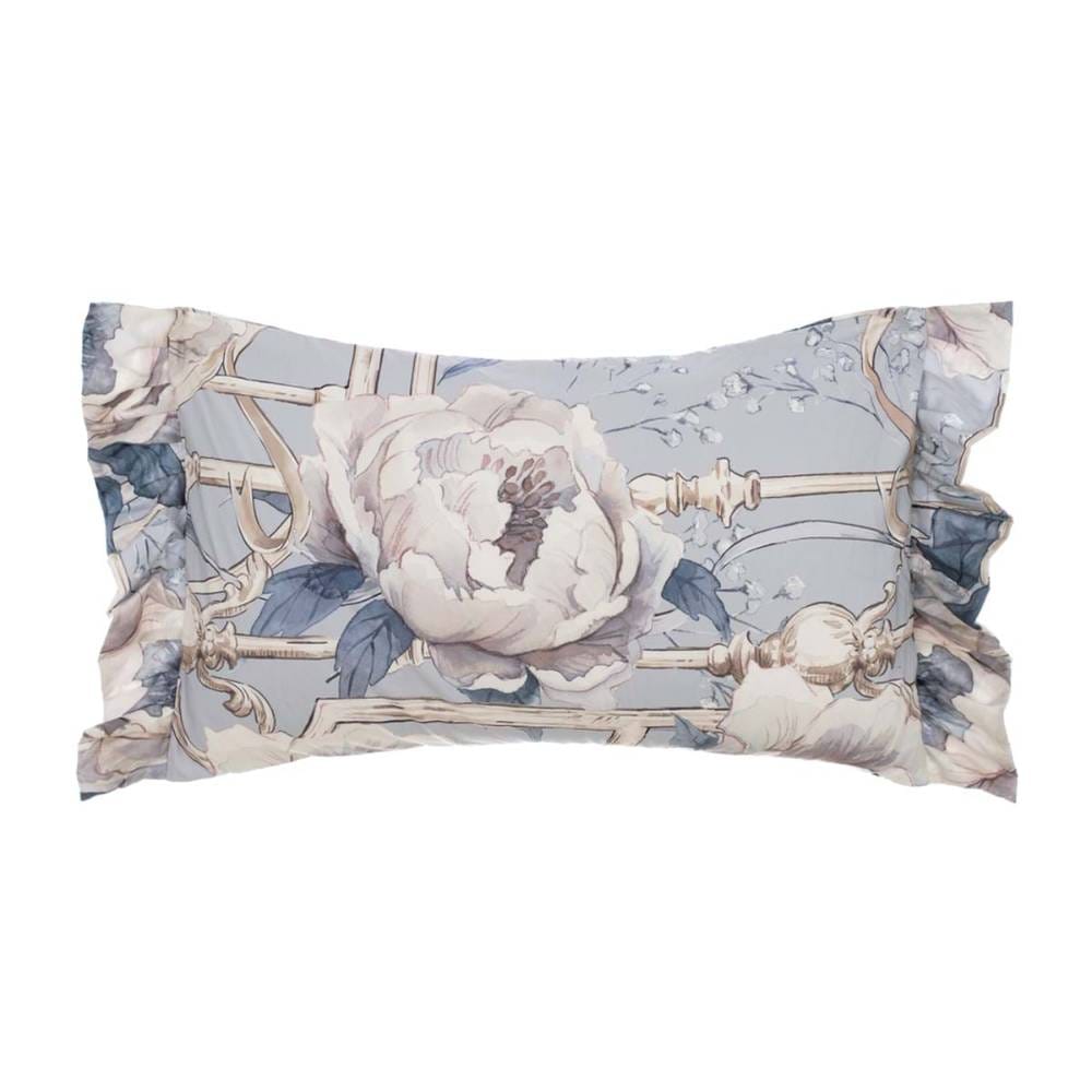 Blanc Mariclo' Trapunta matrimoniale collezione Peonies con gala + 2 copriguanciali
