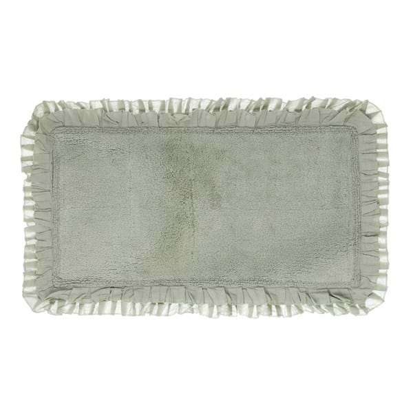 Blanc Mariclo' Tappeto Bagno in Cotone con Doppia Gala "Bagno Chiaro"