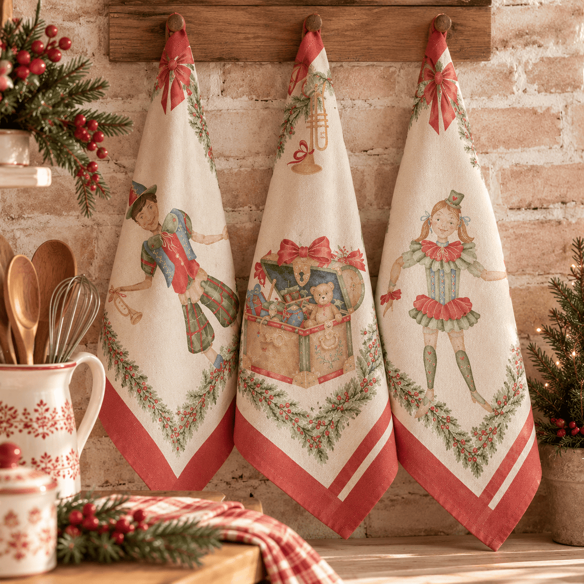 Nuvole di Stoffa canovaccio in cotone collezione Vintage Toys con varianti