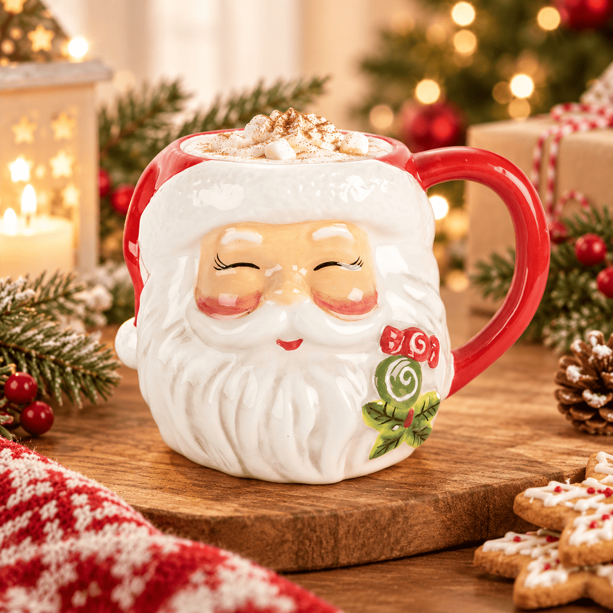 Clayre & eef tazza Babbo Natale 550 ml