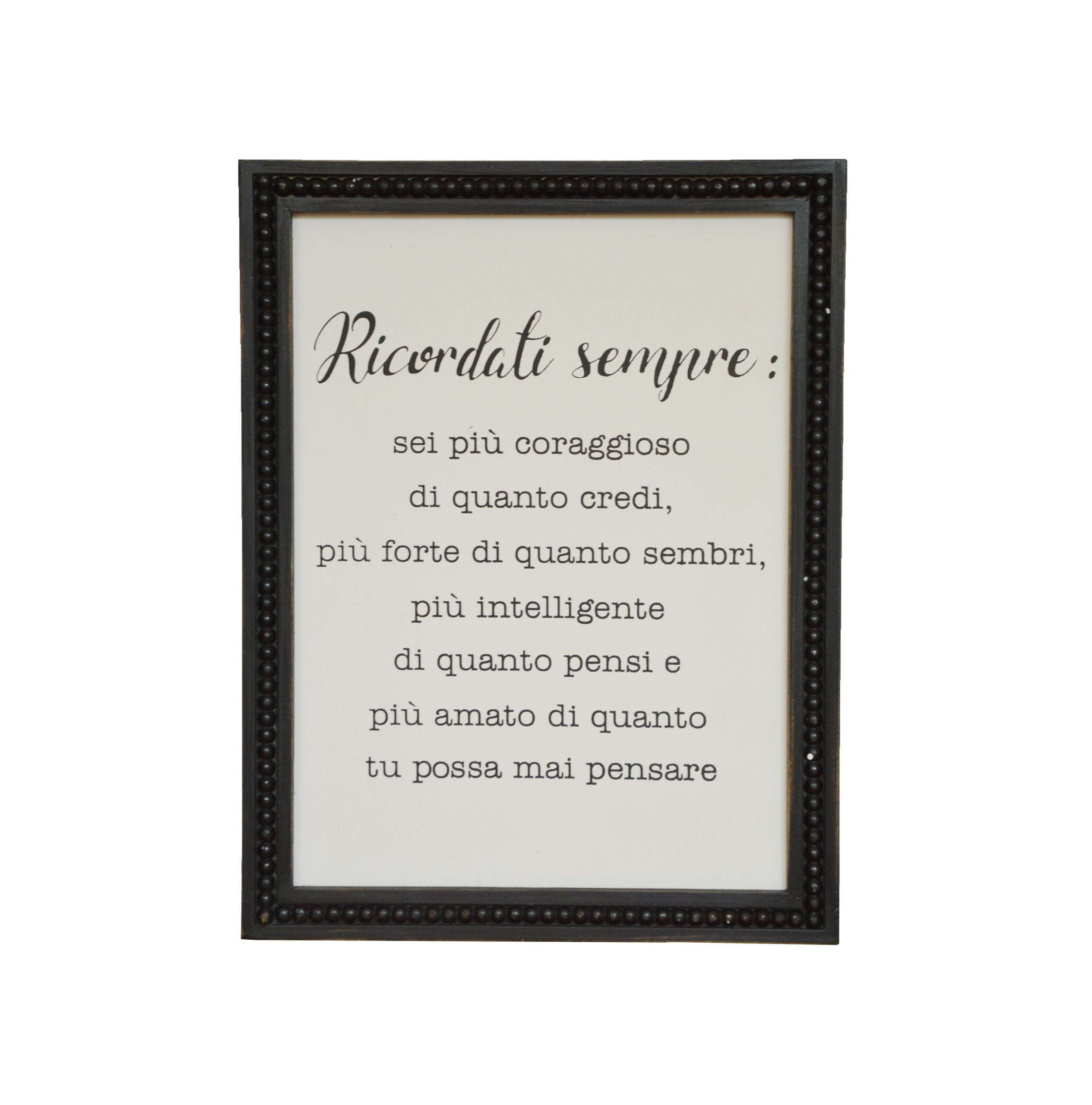 Ellegift quadro targa Ricordati sempre...