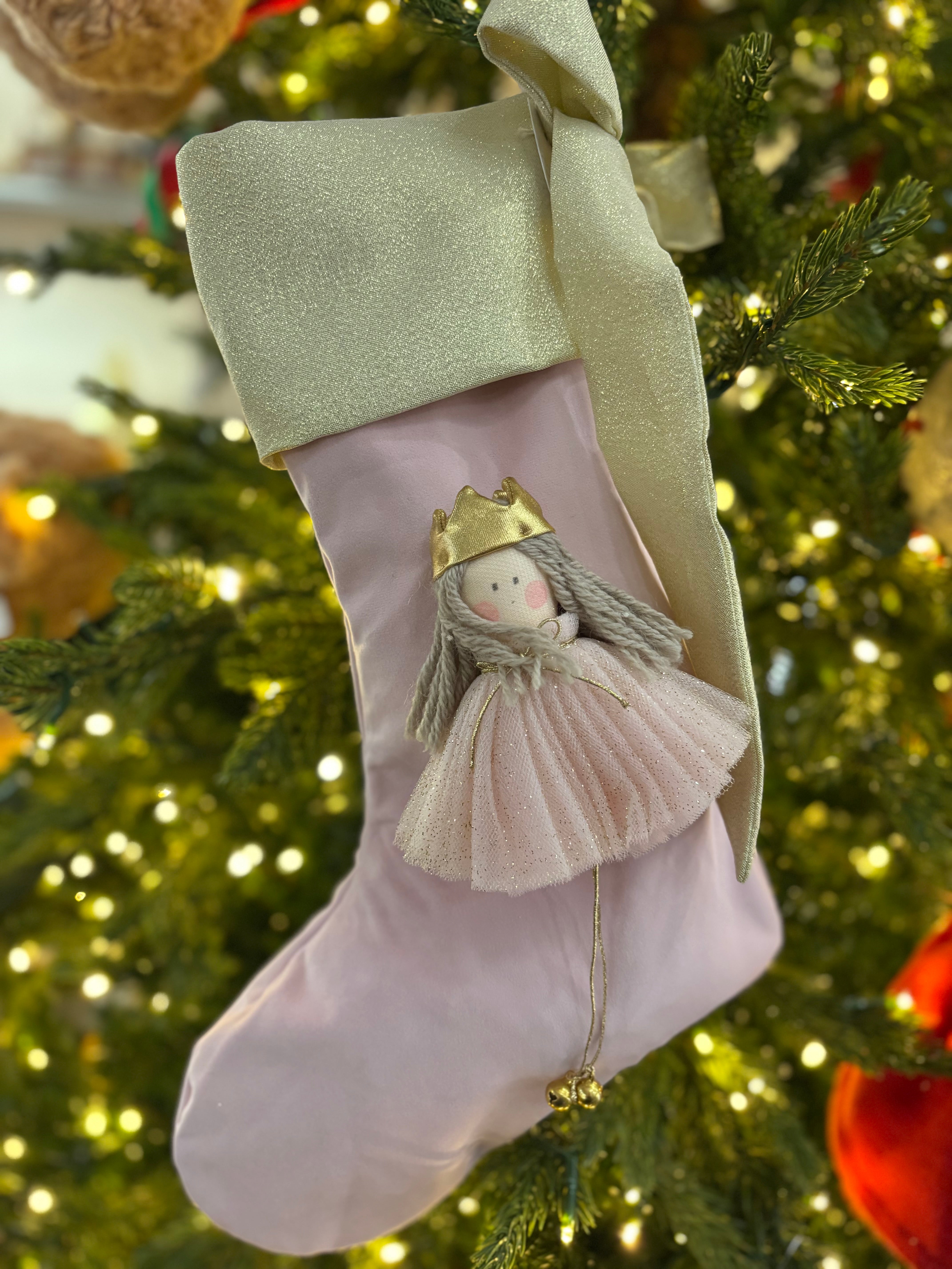 Handmade calza artigianale epifania 40 cm con personaggio