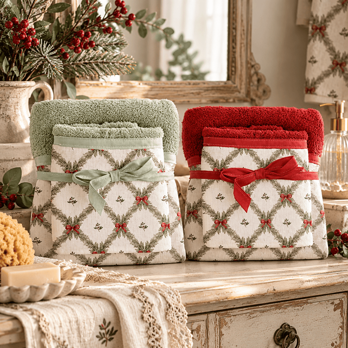 Blanc Mariclo' Coppia di Spugne Bagno Collezione Calessi e Calessin