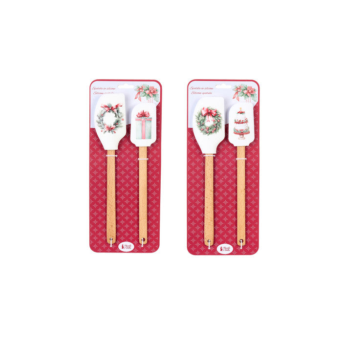 Nuvole di Stoffa Set 2 spatole in silicone collezione Storia di Natale