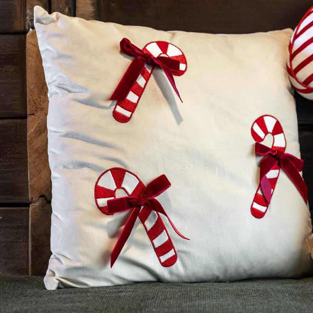 L'Atelier 17 set di 2 Cuscini Bastoncini di zucchero